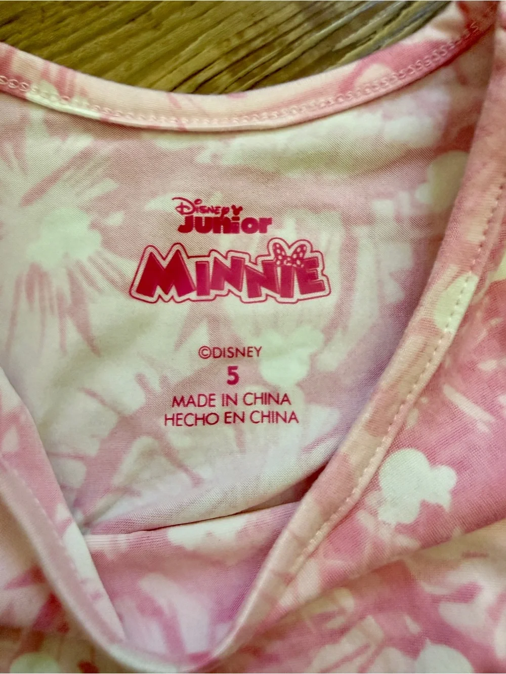 *Brand New* Disney Minnie Mouse Pink Romper Set of 2 - Girls size 5